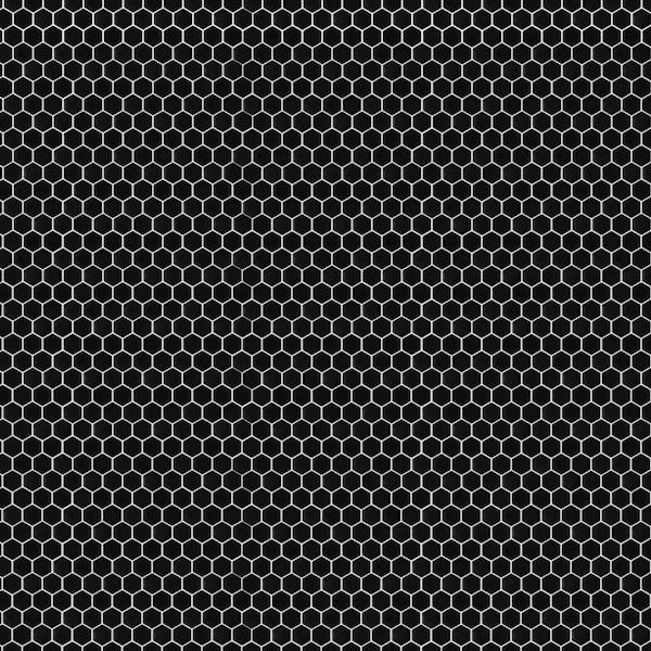 Merola Tile Colmena Hex Matte Carbon 11-1/2 in. x 11-5/8 in. Porcelain Mosaic Tile (4.75 sq. ft./Case)