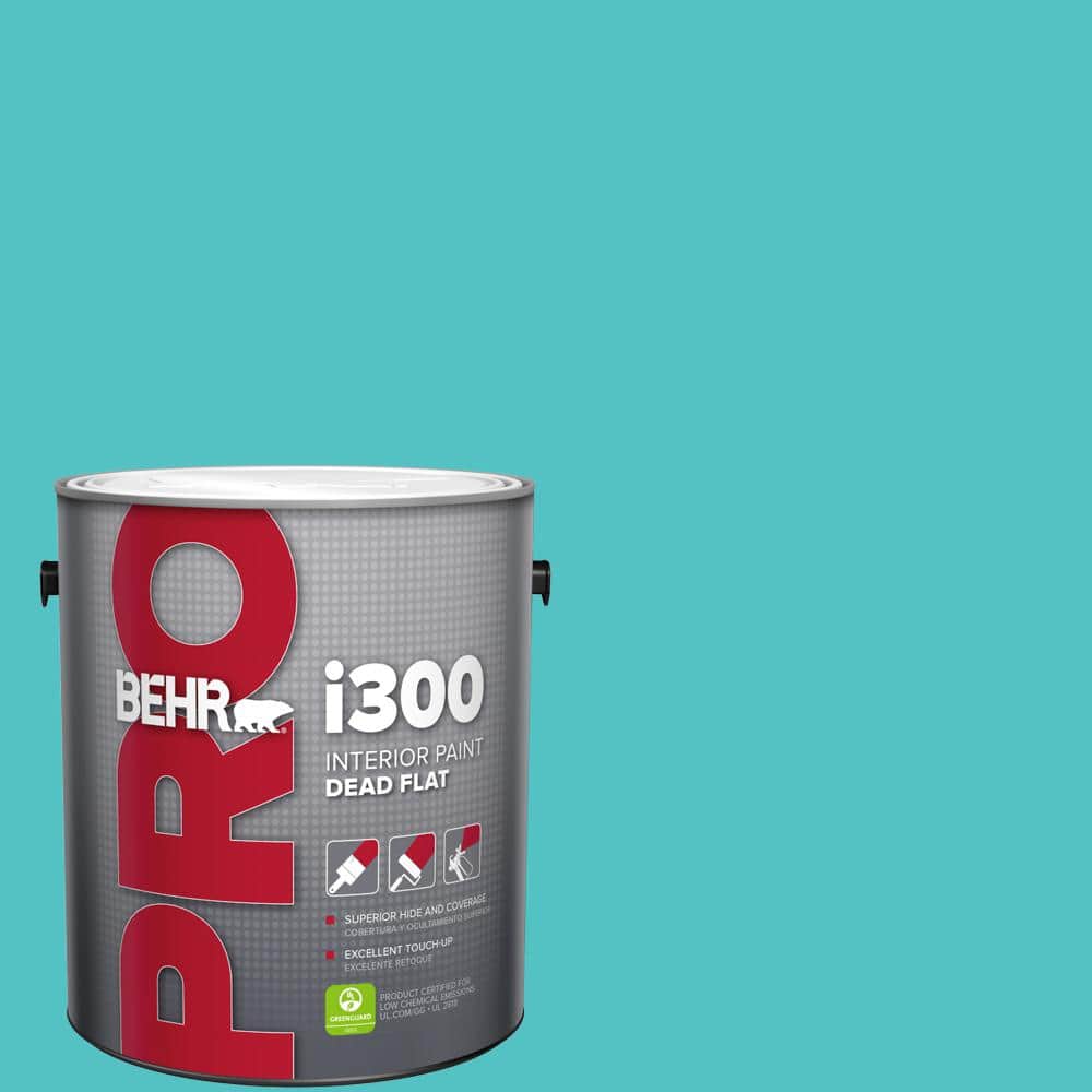 1 gal. #500B-4 Gem Turquoise Dead Flat Interior Paint price history on PriceWatchPro