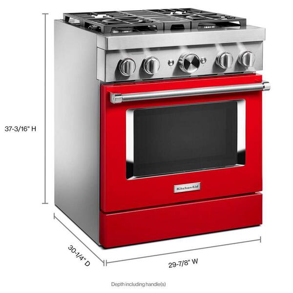 KitchenAid Dual Fuel Range (KFDC500JPA) - Passion Red KitchenAid Dual Fuel Range (KFDC500JPA) - Passion Red