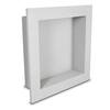 PolyNiche 12 in. x 12 in. x 3.5 in. Shower Niche in Gray NCH1212