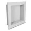 PolyNiche 8 in. x 8 in. x 3.5 in. Shower Niche in Gray NCH88 - The Home ...