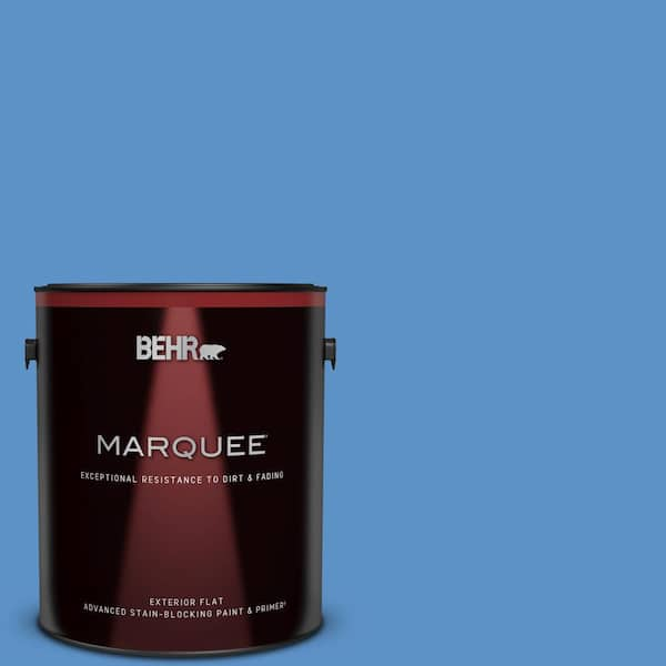 BEHR MARQUEE 1 gal. #MQ4-26 Come Sail Away Flat Exterior Paint & Primer