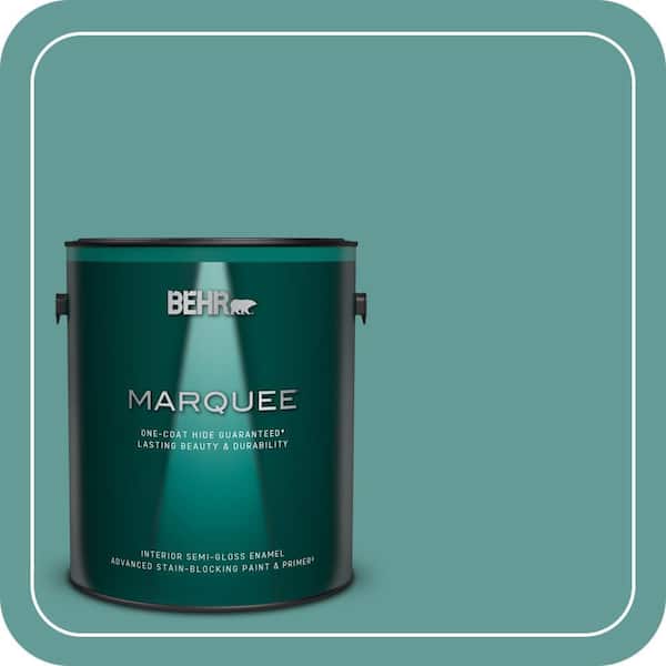 BEHR MARQUEE 1 gal. #MQ6-06 Semi-Precious One-Coat Hide Semi-Gloss Enamel Interior Paint & Primer