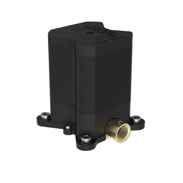 5-1/4 in x 5-1/8 in. Freestanding Tub Filler Rough-in Manifold Kit with Integral Stops