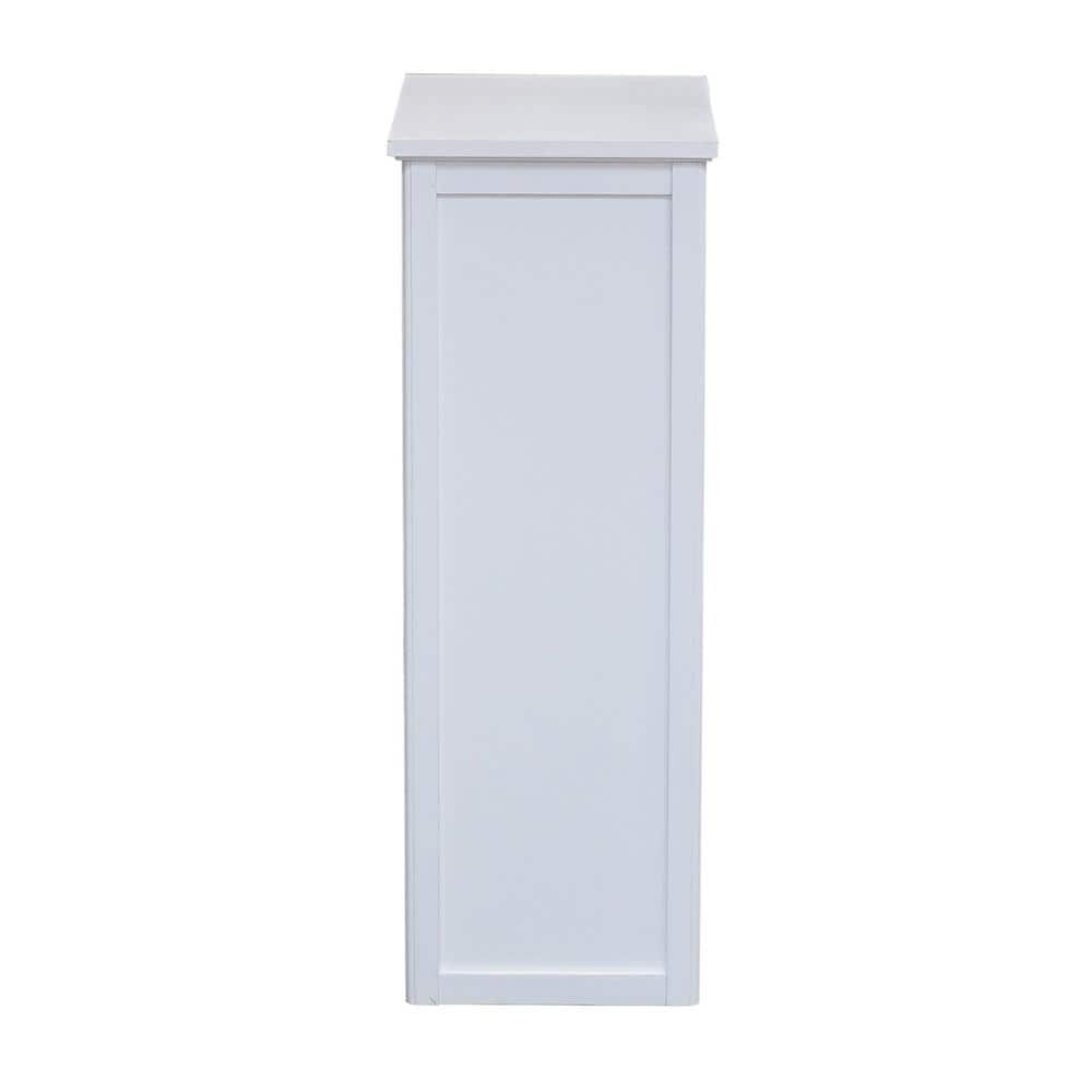 Dorset Classic White Bathroom Shelving Hutch with Adjustable Shelves