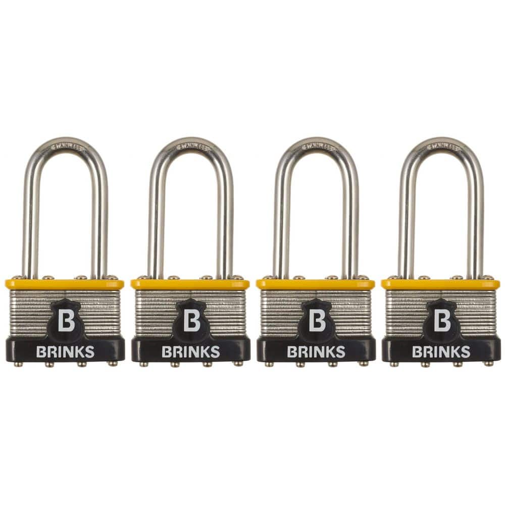 2 in. (50 mm) Commercial‑Grade Stainless Steel Keyed Padlock, 2 in. Shackle, (4-Pack) price history on PriceWatchPro