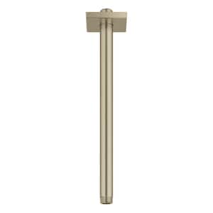 Rainshower 12 in. Ceiling Shower Arm with Square Flange in Brushed Nickel