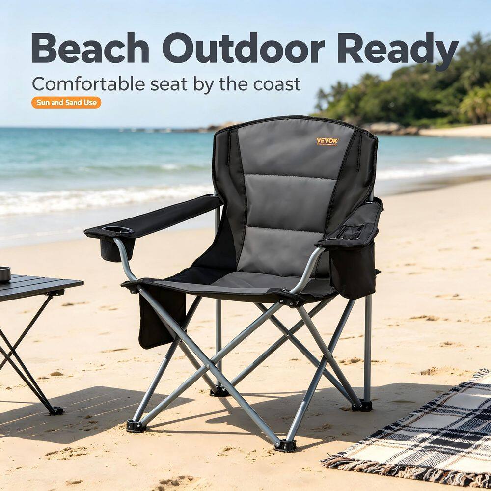 FCRB LAWN CHAIR HIGH BACK アウトドア 即日 定価割れ、 Black Stainless Steel Folding Lawn Chair, Portable Heavy Duty