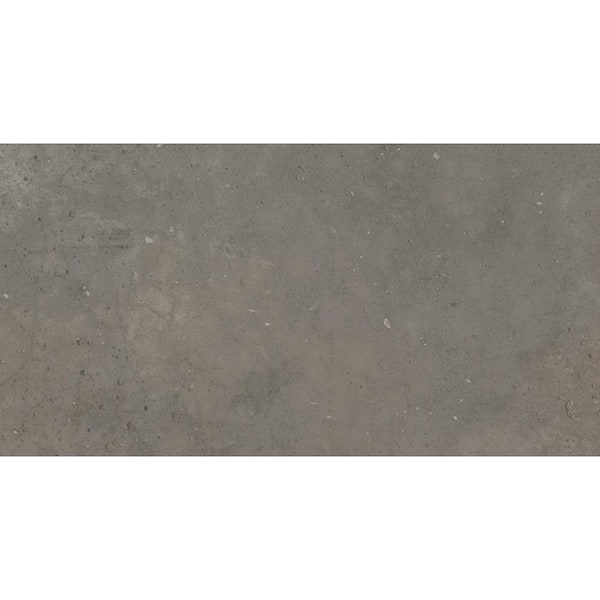 EMSER TILE Network Taupe 11.69 in. x 23.46 in. Matte Porcelain Concrete Look Floor and Wall Tile (11.43 sq. ft./Case)