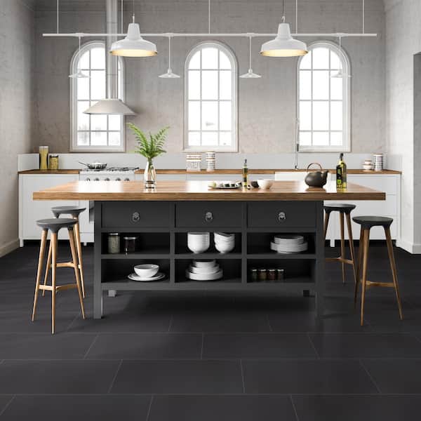 Carbon 12 in. x 24 in. Matte Porcelain Floor and Wall Tile (224 sq. ft. /Pallet)