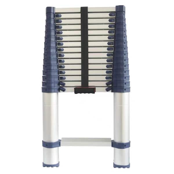 15.5ft. Telescoping Extension Ladder (19.5in. Reach Height), 300 lbs. Load Capacity ANSI Type IA Extra Heavy-Duty Rating