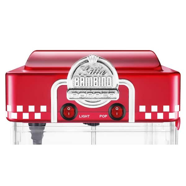 GREAT NORTHERN Little Bambino 2.5 oz. Red Countertop Popcorn Machine  HWD630237 - The Home Depot