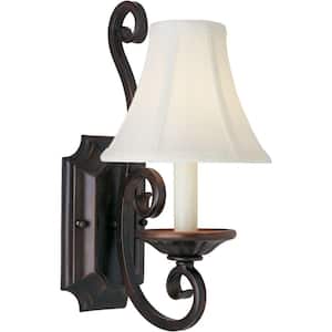 Manor 1-Light Oil-Rubbed Bronze Sconce