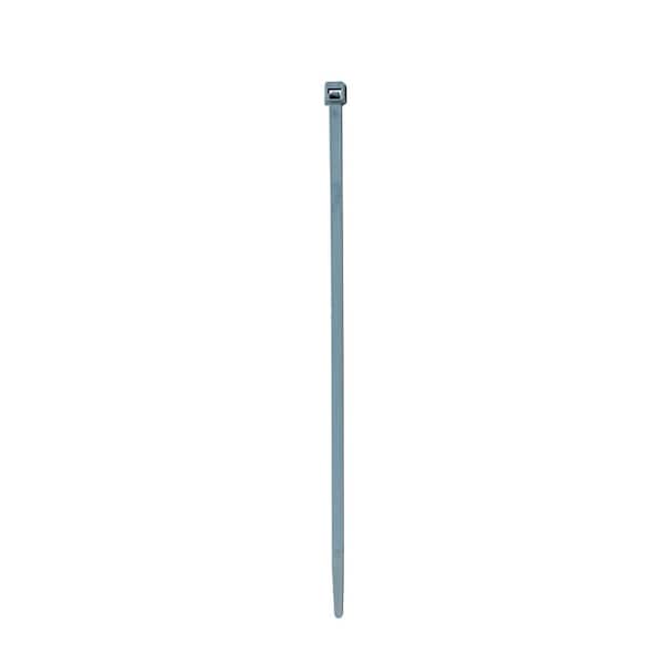 4.1 in. 18 lbs. Gray Cable Tie (100-Bag)