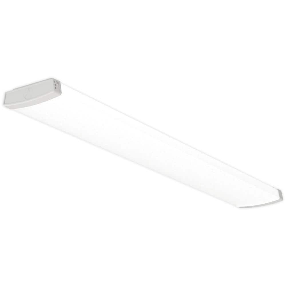 48" White Glass LED Commercial Strip Light