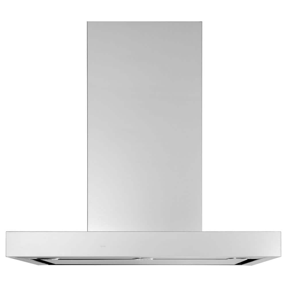 36 in. Smart Wall Mount Range Hood with Light in Stainless Steel, Silver