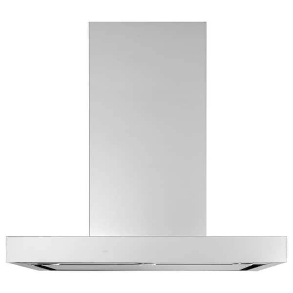 GE Profile 36 in. Smart Wall Mount Range Hood with Light in Stainless Steel