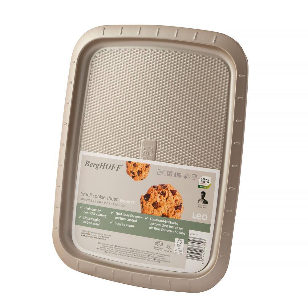 Non-Stick Carbon Steel Cookie Sheet, 11.4" x 16.3", Brass