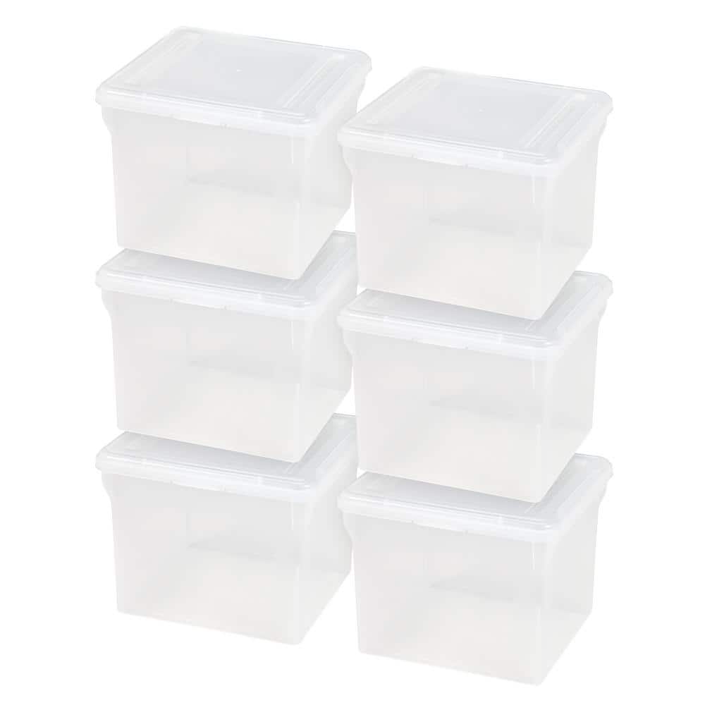10x Plastic Envelope / Storage Boxes - small - 94mm x 65mm x 14mm - Large  Letter
