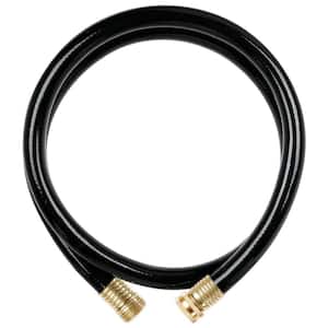 5/8 in. x 6 ft. Medium Duty Black Vinyl Garden Hose