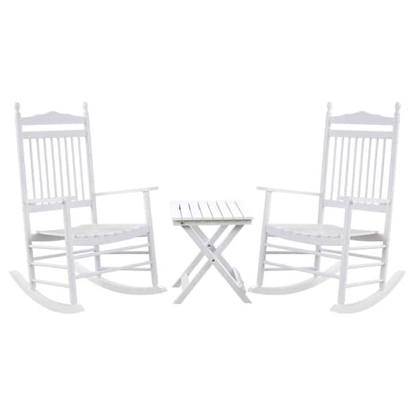 White outdoor rocking chairs best sale for sale