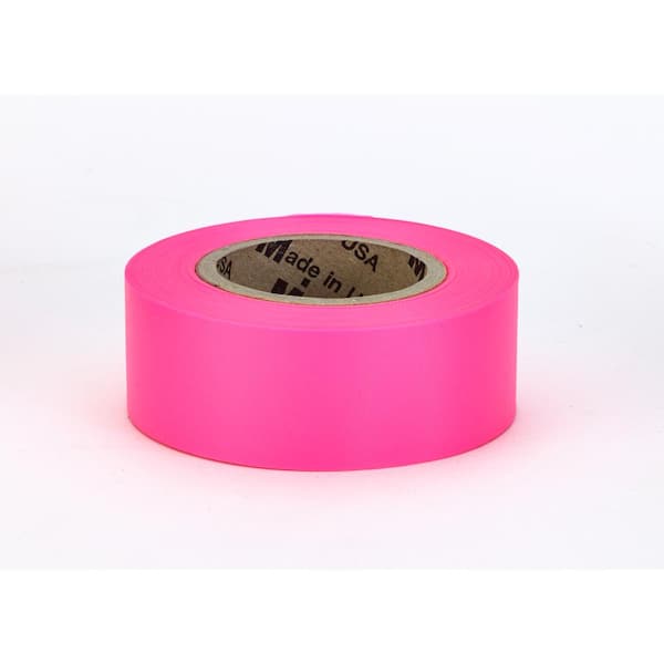 1-3/16 in. x150 ft. Glo-Pink Surveyor Grade ULTRA Flagging Tape (Pack of 24)
