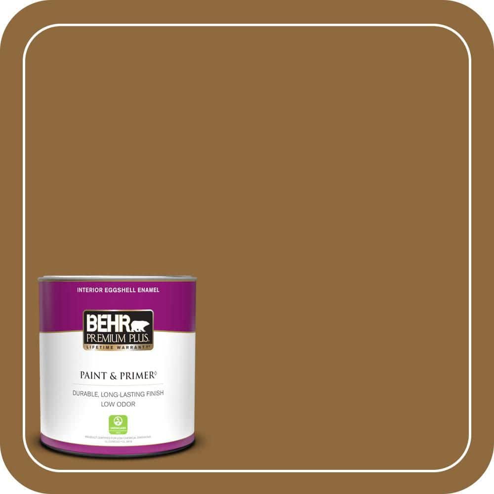 1 qt. #300D-7 Spanish Leather Eggshell Enamel Low Odor Interior Paint & Primer price history on PriceWatchPro
