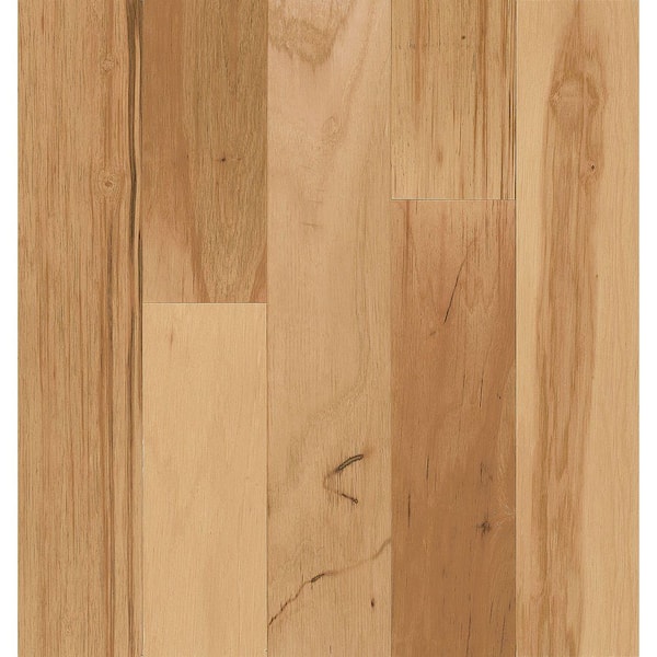 American Home Rustic Natural Hickory 3/8 in. T x 5 in. W Click Lock Smooth Engineered Hardwood Flooring(28.1 sq.ft./ctn)