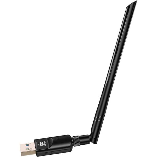 Yichuhaoxi WiFi Adapter 1200Mbps USB 3.0 WiFi Dongle 802.11 AC Wireless Network Adapter in Black