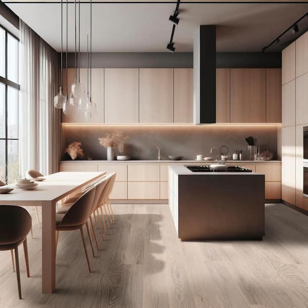 Hillcrest 20 MIL x 7 in. W x 48 in. L Waterproof Click Lock Luxury Vinyl Plank Flooring (23.77 sq. ft./Case)