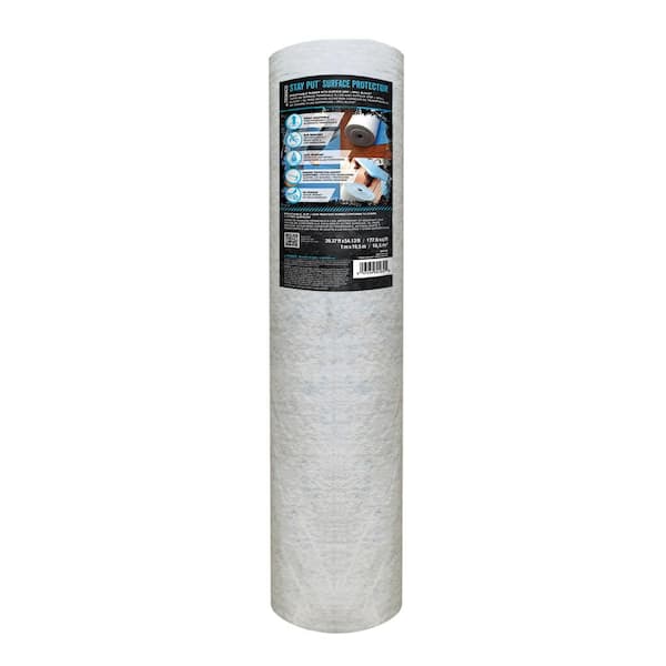 39.37 in. x 54.13 ft. Stay Put Surface Protector