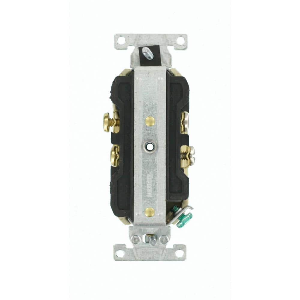 Ivory Tamper Resistant Duplex Outlet with Wall Plate