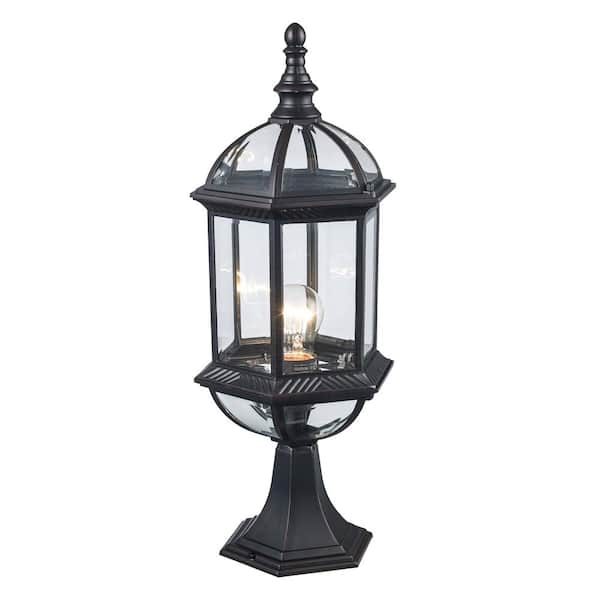 Bel air lighting cast deals aluminum post light