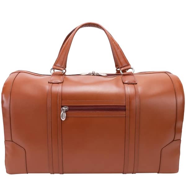 Milwaukee Leather Duffle Bag - Ginger