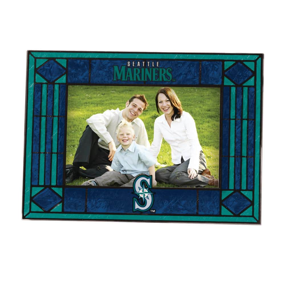 MLB - 4 in. x 6 in. Gloss Multi-Color Horizontal Art Glass Mariners Picture Frame price history on PriceWatchPro