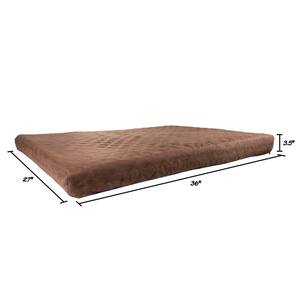 Large Chocolate Waterproof Pet Bed