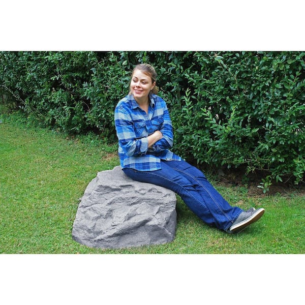 29 in. L x 30-1/2 in. W x 13-1/2 in. H Resin Boulder Rock