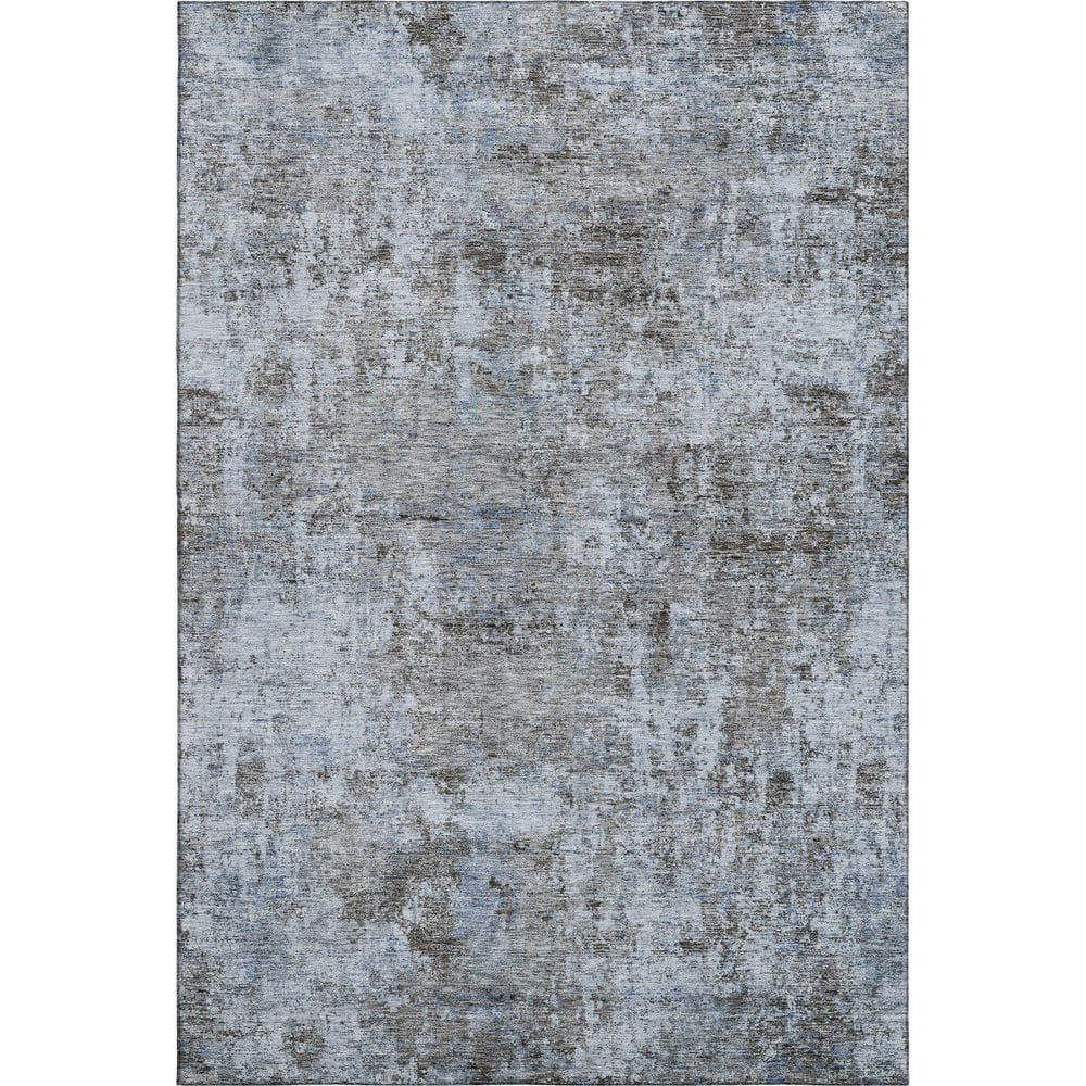 Mayfield Premium Machine Washable Abstract AMF2061 Blue 5 ft. x 7 ft. 6 in. Area Rug price history on PriceWatchPro