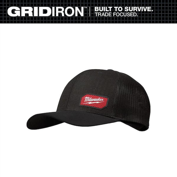 Gridiron Black Adjustable Fit Trucker Hat