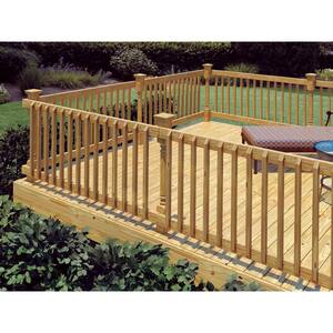 2 in. x 2 in. x 42 in. Pressure-Treated Southern Yellow Pine Beveled 2-End Baluster