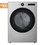 7.4 cu.ft. Ultra Large Electric Dryer with Sensor Dry, TurboSteam Technology and WiFi Connectivity in Graphite Steel