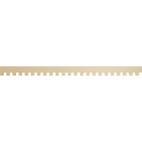 1 in. D x 6 in. W x 92 in. L Primed Polyurethane Panel Moulding