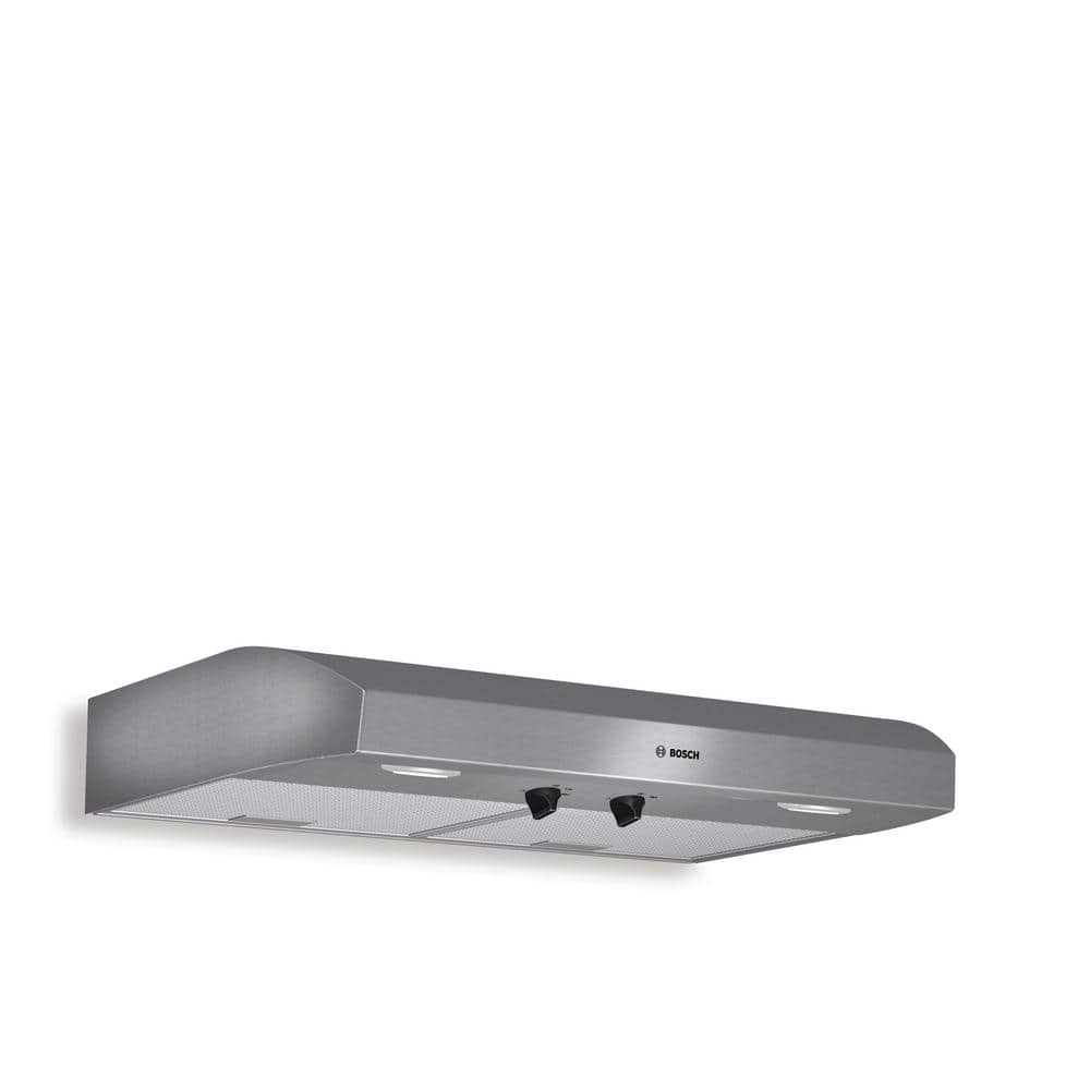 Bosch 500 Series 30 in. Undercabinet Range Hood with Lights in Stainless Steel, Silver
