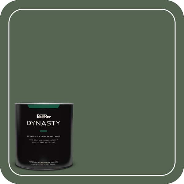 1 qt. Home Decorators Collection #HDC-WR15-11 Deep Emerald Semi-Gloss Enamel Interior Stain-Blocking Paint & Primer