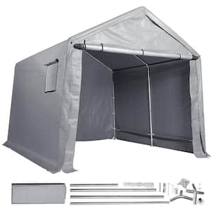 10 ft. x 10 ft. x 8.5 ft. Outdoor Garden Heavy-Duty Instant Storage Tent Tarp Portable Sheds Storage Shelter Garage