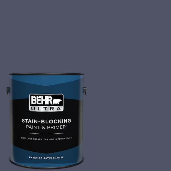 BEHR ULTRA 1 gal. #S560-7 Lap of Luxury Satin Enamel Exterior Paint & Primer