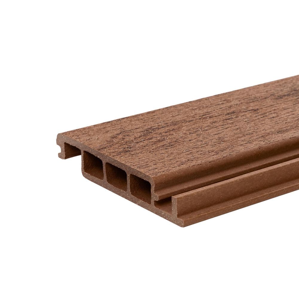 DuxxBak Water-Shedding 1 in. x 6 in. x 20 ft. Rustic Red
