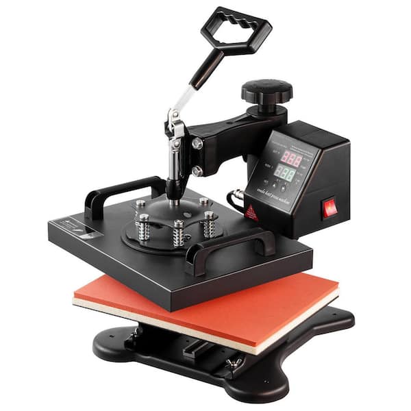 12 in. x 10 In. Heat Press Machine, T-Shirt Sublimation Printer, 30 x 23 cm for T-Shirts