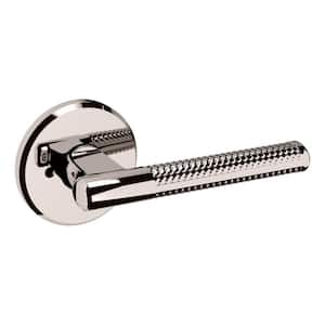 Privacy L015 Lifetime Polished Nickel Bed/Bath Door Handle Lever with R016 Rose