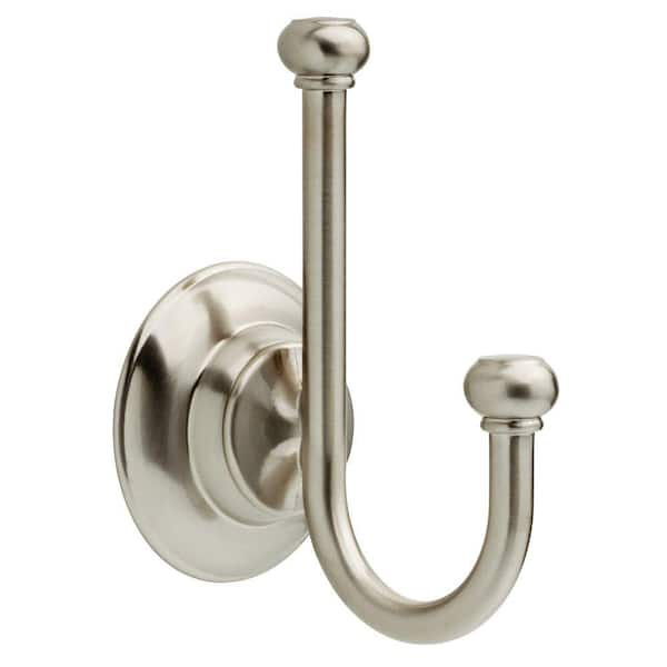 Delta Victorian Double Robe Hook, Stainless 